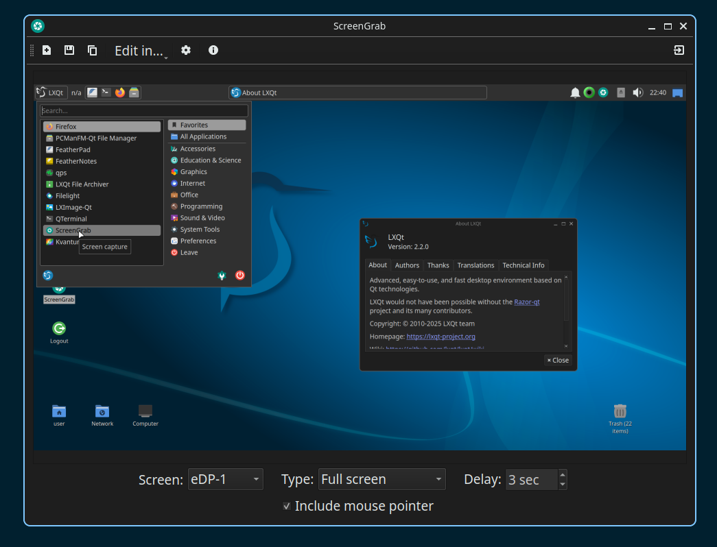 ScreenGrab Screenshot